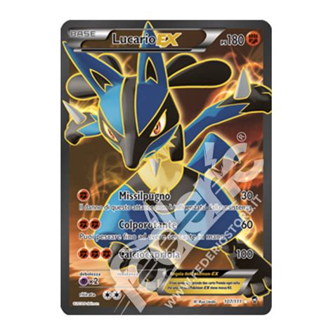 107 111 Lucario Ex Full Art It Mint Federicstore