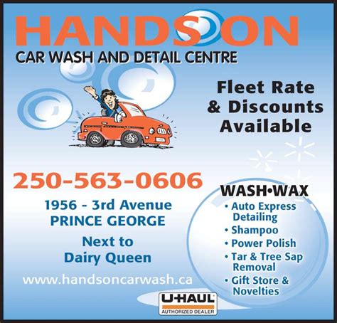 Hands On Car Wash Inc - Prince George, BC - 1956 3rd Ave | Canpages