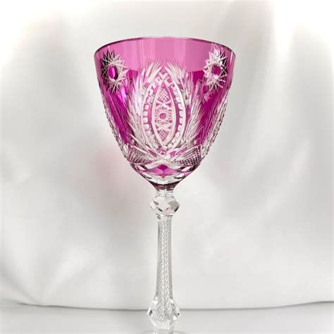 St Louis Crystal Wine Glass Etsy