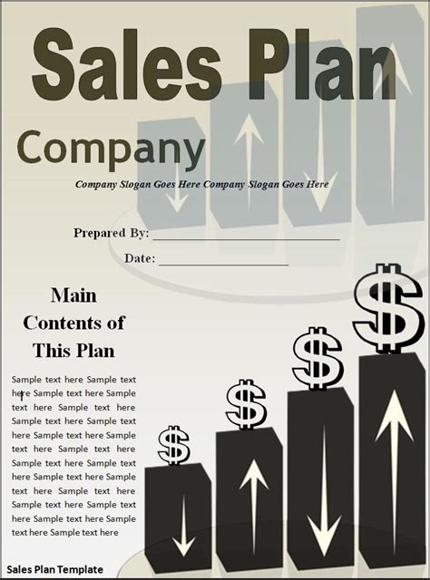 Sales Plan Template | Free Word Templates