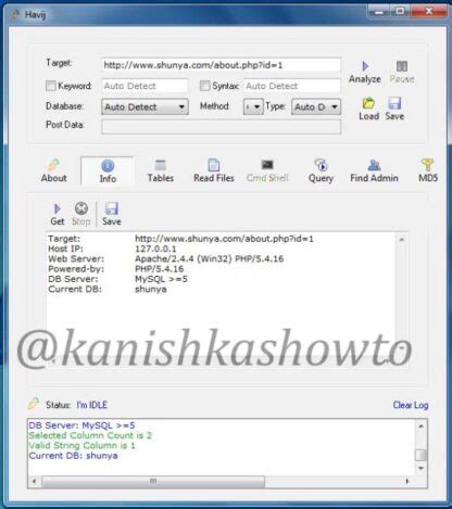 Complete Guide To Havij SQL Injection Tool