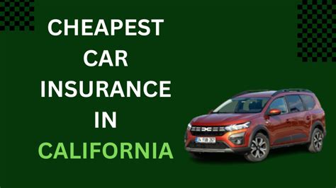 Cheapest Car Insurance In California - Dunya Food