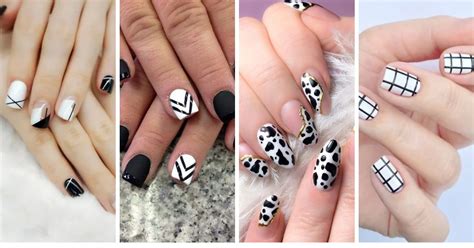 Best Black And White Nail Art Design Ideas