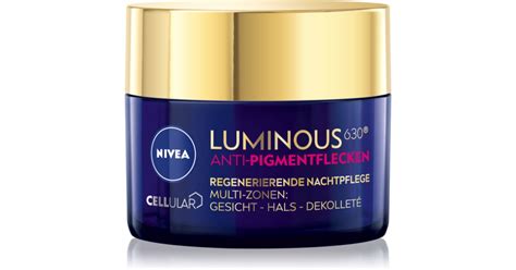 Nivea Cellular Luminous Cr Me De Nuit Anti Taches Pigmentaires