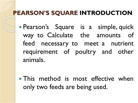 (PDF) Pearson’s Square is a simple,quick way to Calculate the ...