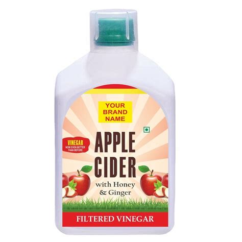 Apple Cider With Honey And Ginger Bottles Packaging Size 200 Ml At