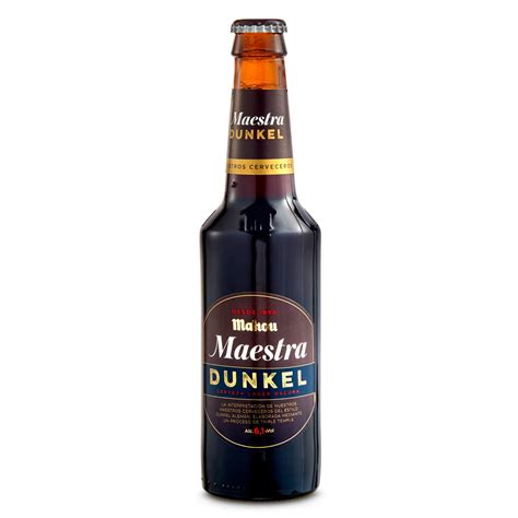 Cerveza Lager Dunkel Mahou Maestra Botella 33 Cl Supermercados DIA