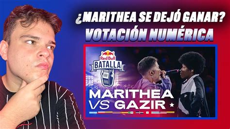 MARITHEA NO se DEJÓ GANAR I VOTACIÓN GAZIR vs MARITHEA RED BULL