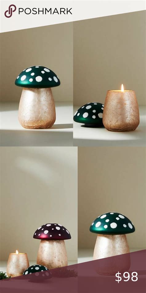 Anthropologie Amanita Mushroom Candle Diy Candles Homemade Fern Frond