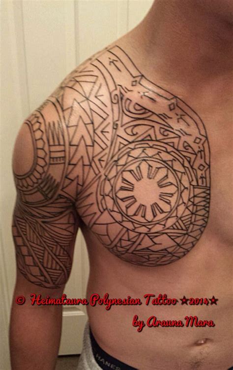 Freehand Polynesian Tattoo Done By Arauna Mara