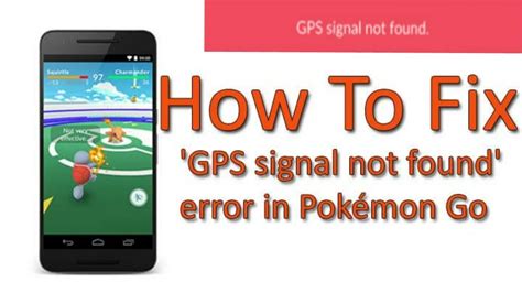 How To Fix Gps Signal Not Found In Pokemon Go Ios Youtube