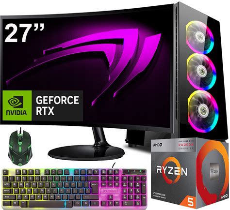 Zestaw Gamingowy Ryzen Gb Rtx Gb Wi Fi Win Monitor