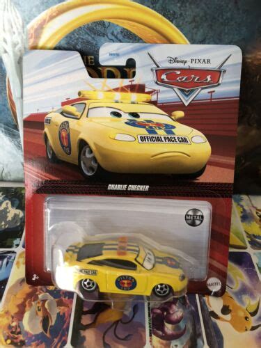 Disney Pixar Diecast Cars Charlie Checker Official Pace Car Piston