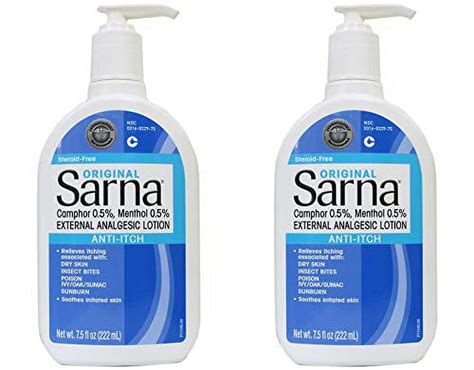 Sarna Anti Itch Lotion 7 5 Oz Pack Of 2