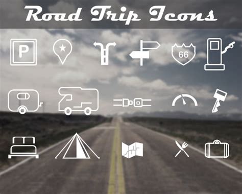 PowerPoint '13: Customizable Road Trip Icons - Downloads - E-Learning ...