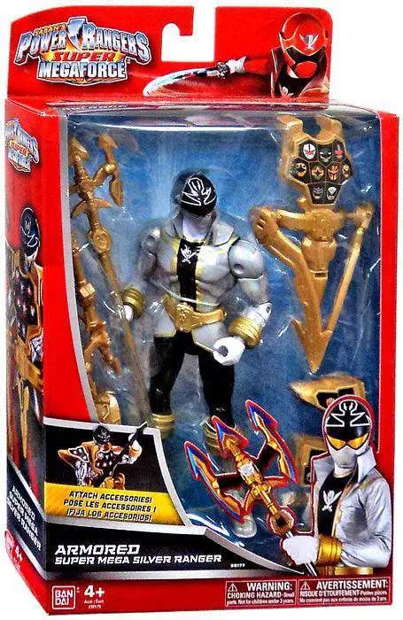 Power Rangers Super Megaforce Armored Super Mega Silver Ranger 7 Action