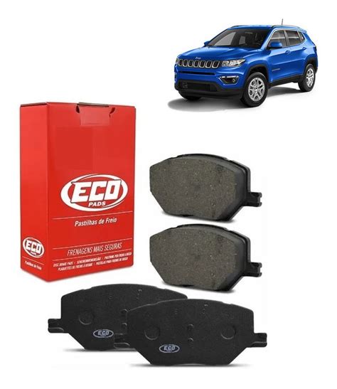 PASTILHA FREIO DIANTEIRO SISTEMA MANDO FIAT TORO 2016 JEEP COMPASS