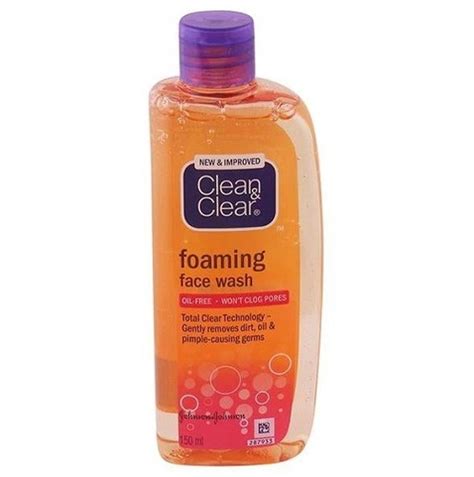 Clean Clear Foaming Face Wash Pack Of 150Ml For Helps Prevent Oily Skin