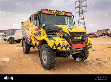 Horimlaa Saudi Arabia January The Iveco Truck Of Team Big