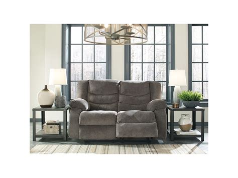 Signature Design By Ashley Tulen Contemporary Reclining Loveseat