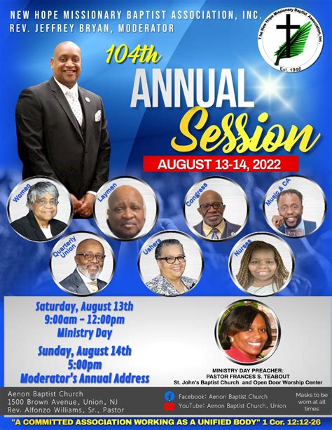 News And Events New Hope Missionary Baptist Association