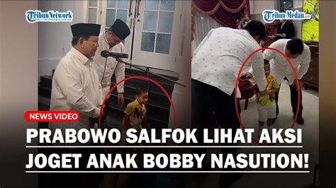 Tingkah Lucu Cucu Jokowi Al Nahyan Buat Prabowo Salfok Berjoget Buat