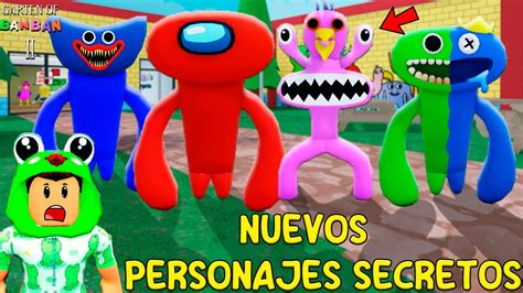 Encuentro Los Nuevos Personajes Secretos De Garten Of Banban En