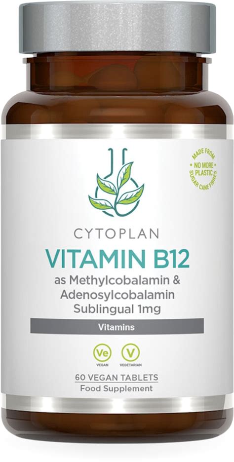 Cytoplan B12 Methylcobalamin And Adenosylcobalamin Sublingual 60 Tablets