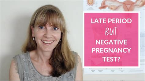 Late Period But Negative Pregnancy Test What S Going On Youtube