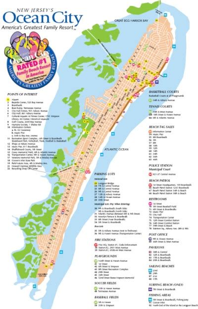 Ocean City New Jersey Map – Interactive Map