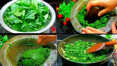 DAGITH HAAKH Kashmiri Village Style Saag Racipe How To Make Mashed