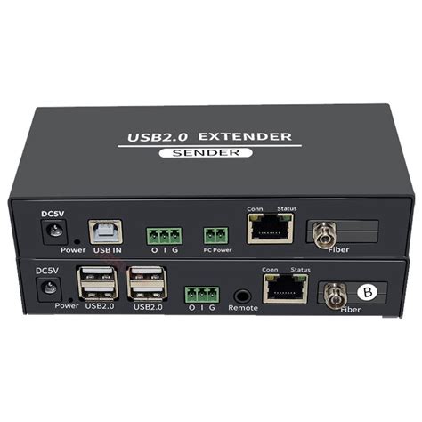 usb  fiber extender  single fc fiber optical  km  port usb