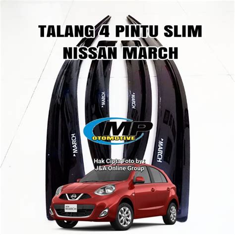 Jual Talang Air Pintu Slim Nissan March Shopee Indonesia