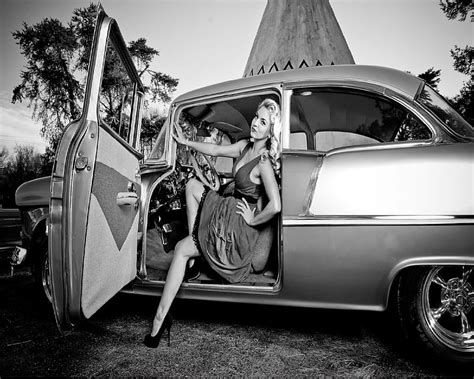 Vintage Blonde Babe Legs Car Hd Wallpaper Peakpx