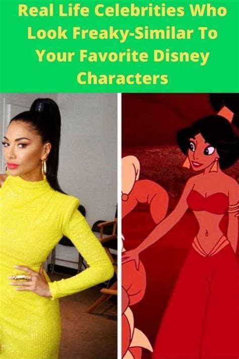 Real Life Celebrities Who Look Freaky Similar To Your Favorite Disney Characters Artofit