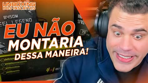 O Brunão JAMAIS Montaria o Pc dessa Forma Unboxing dos Inscritos