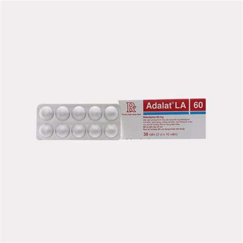 Adalat La 60mg Tab 30s Ibn Rushd Pharmacy