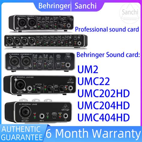 【ship From The Philippines】sanchi Authentic Behringer Um2 Umc22