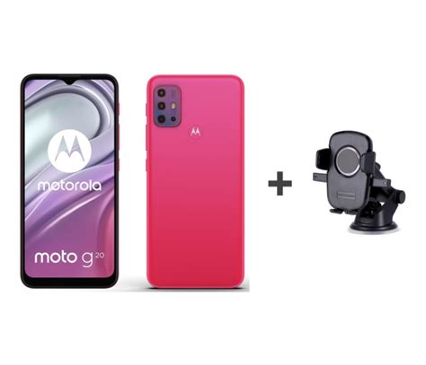 Motorola Moto G20 4 64GB Flamingo Pink 90Hz Uchwyt Smartfony I