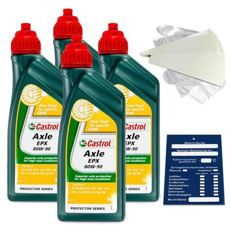 Litres Original Castrol Axle Epx W Huile De Transmission Cac