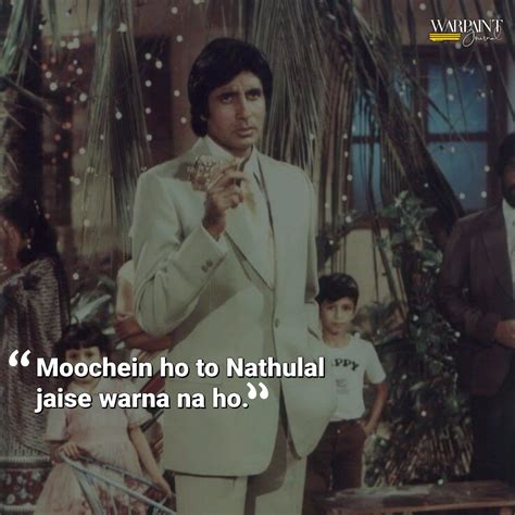 Iconic Dialogues By Amitabh Bachchan aka 'Big B' - WarPaint Journal