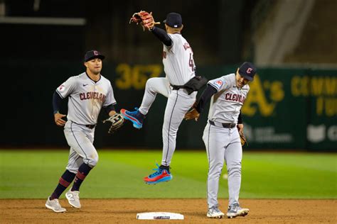 Josh Naylor Steven Kwan Power Cleveland Guardians Over Oakland Athletics