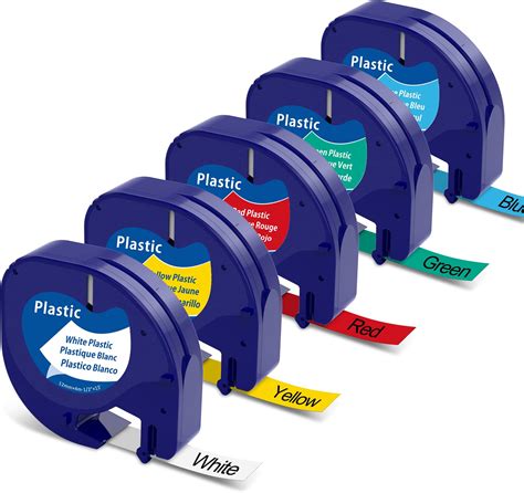 Amazon Replacement For Dymo Label Maker Refills Letratag Plastic