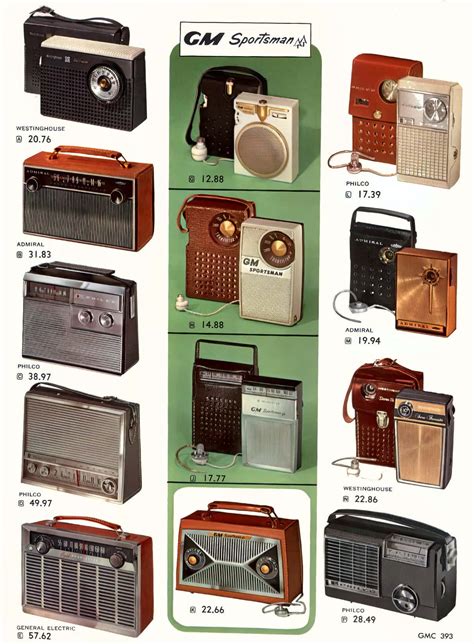 Vintage Portable Radios From The 50s To The 80s Click Americana