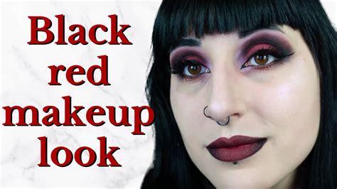 Goth Makeup Tutorial Red | Saubhaya Makeup