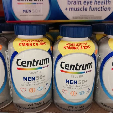 Costco Centrum Silver Men 50 Multivitamin 275 Tablets 16 79