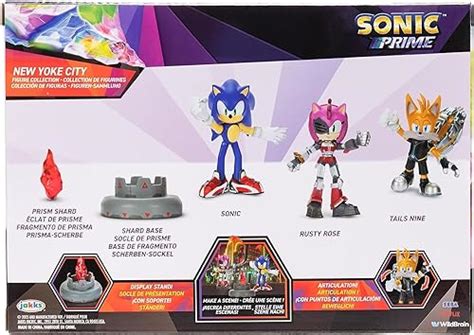 Sonic Prime Figure Multipack With Sonic Tails Nine The Prism