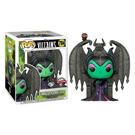 Figura Pop Maleficent On Throne Diamond Funko Disney Villains