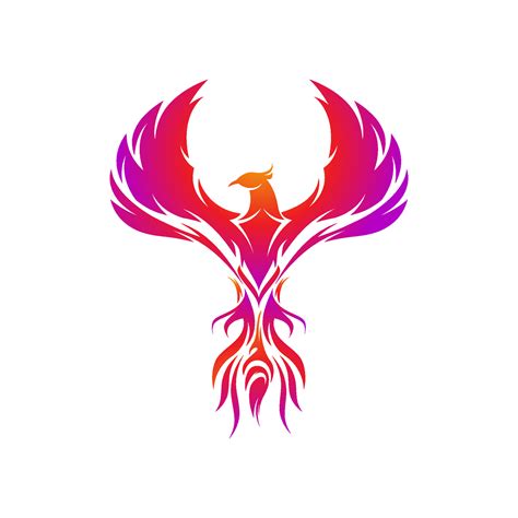 Phoenix Vector Icon Illustration 12860595 Vector Art At Vecteezy