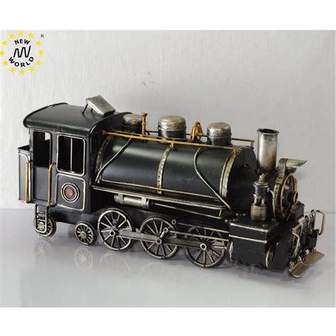 Buy Metal Vintage Steam Locomotive Train Model For Home Decoration